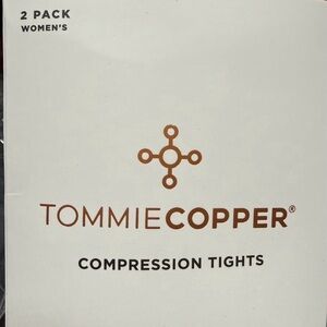 Tommie Copper 2-PACK Compression Tights - Black - XXL